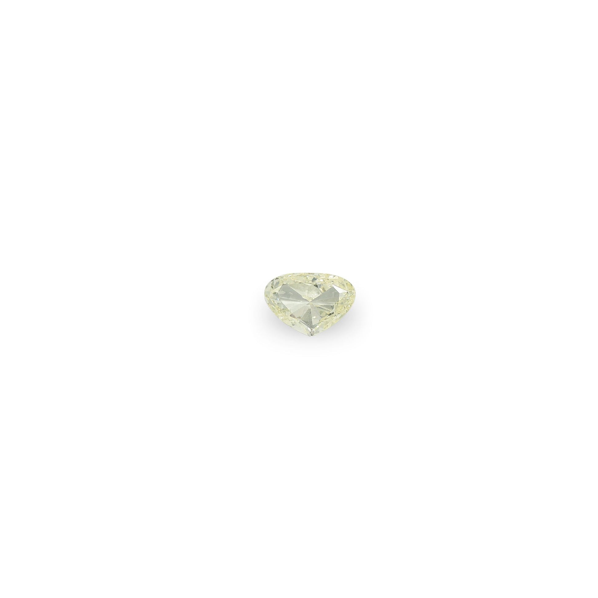 BESPOKE 0.41CT YELLOW PEAR DIAMOND