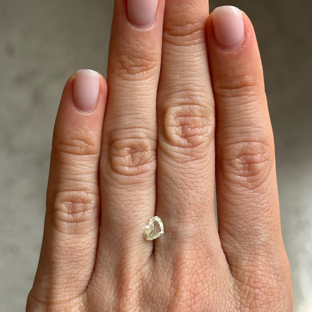 BESPOKE 0.41CT YELLOW PEAR DIAMOND