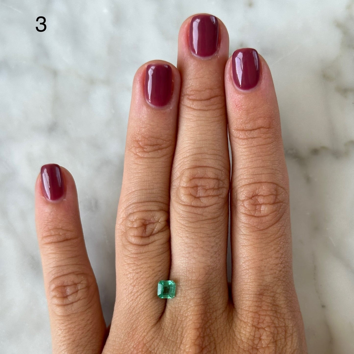 MINI BESPOKE 0.65CT EMERALD RING