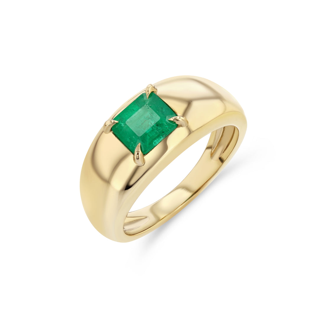 .96ct Muzo Emerald Cloud Ring