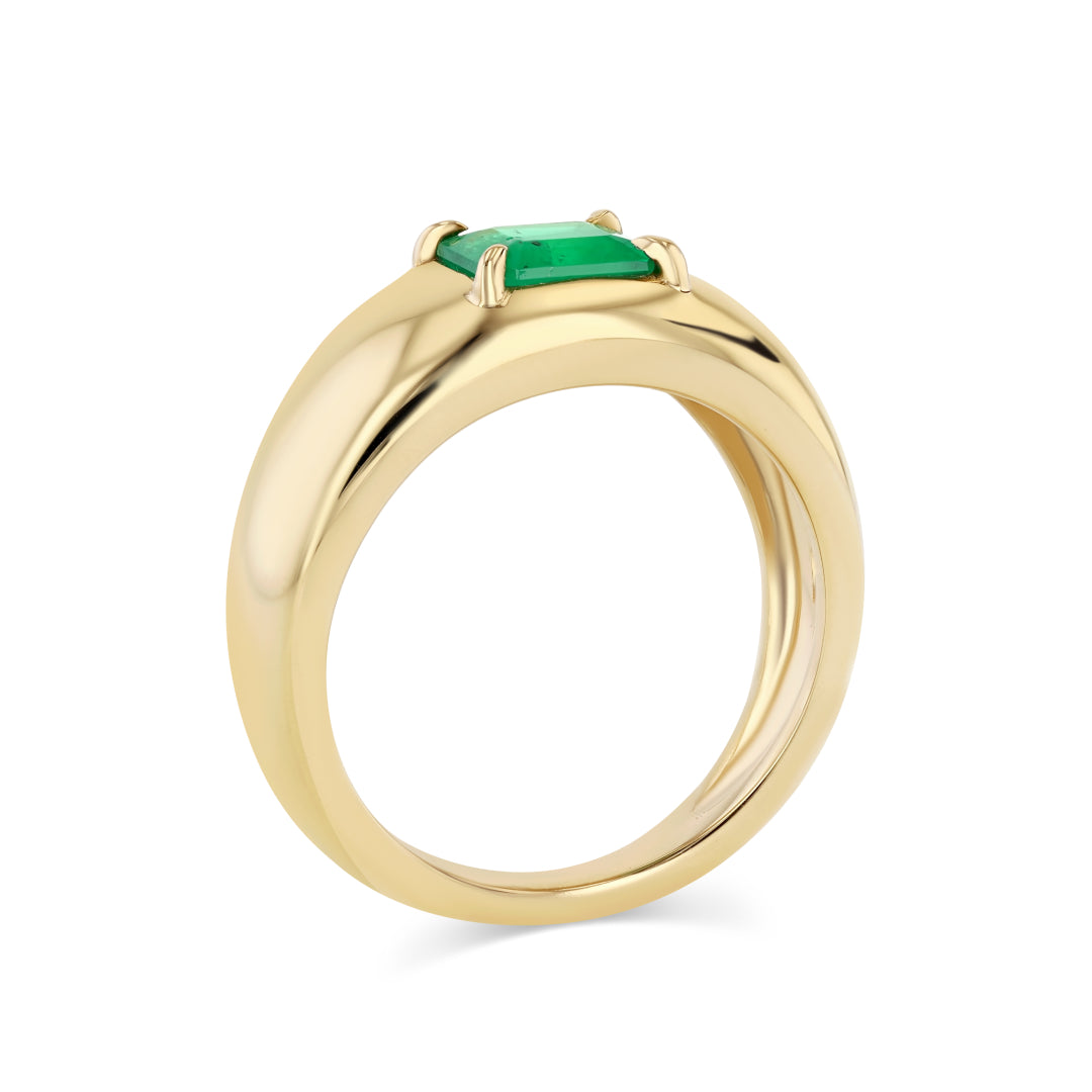 .96ct Muzo Emerald Cloud Ring