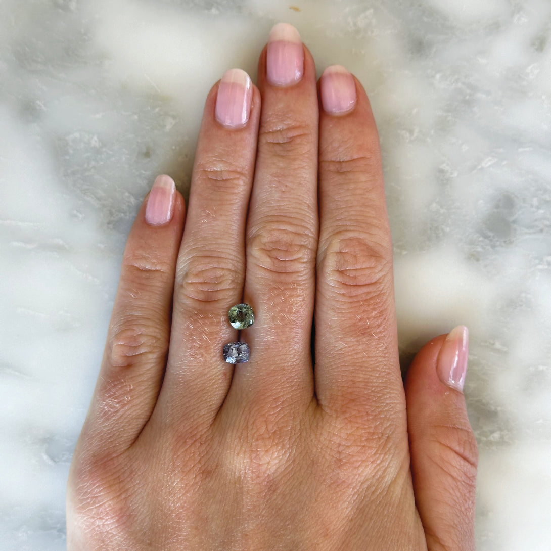 BESPOKE TOI ET MOI TOURMALINE & SAPPHIRE