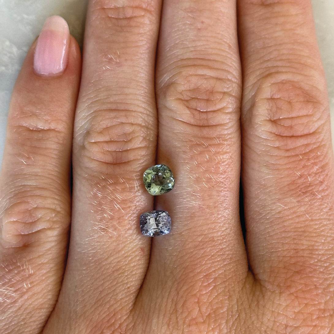 BESPOKE TOI ET MOI TOURMALINE & SAPPHIRE