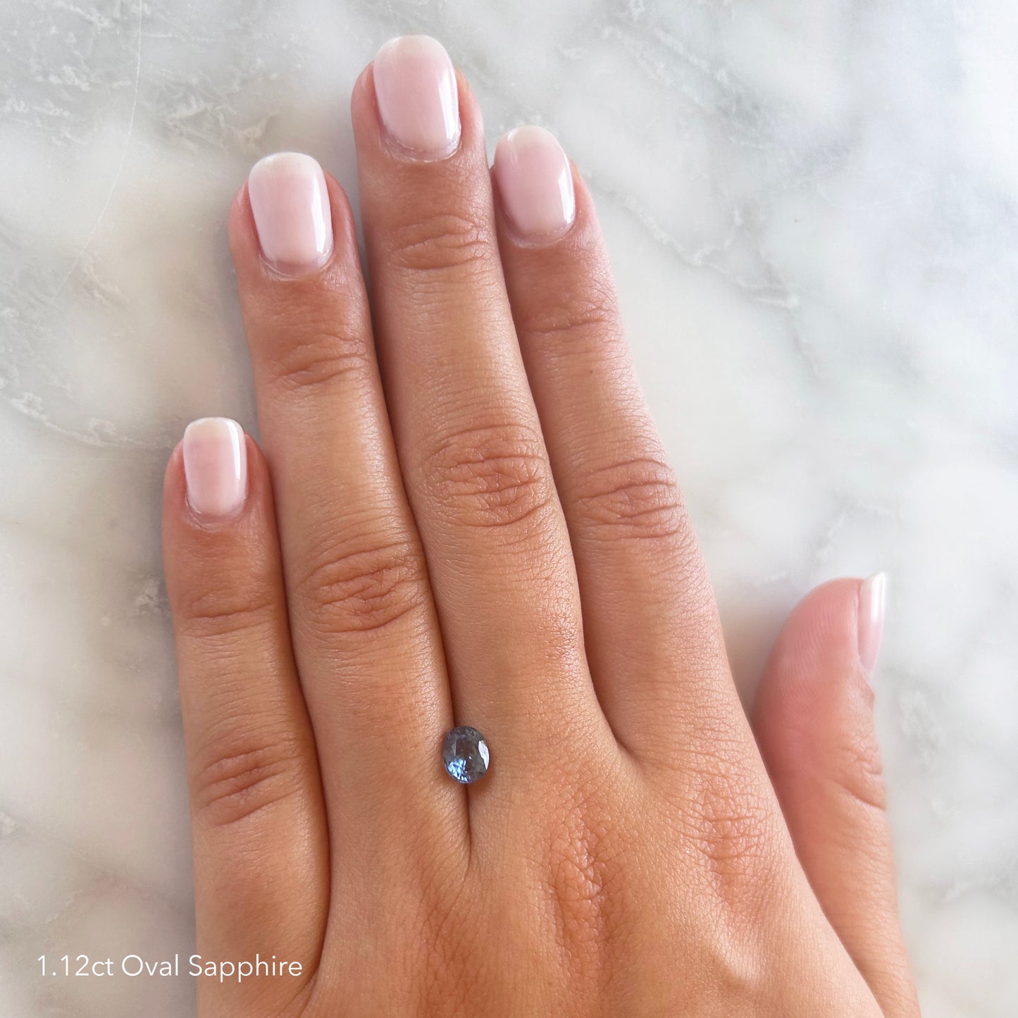 MINI BESPOKE BLUE SAPPHIRE RING