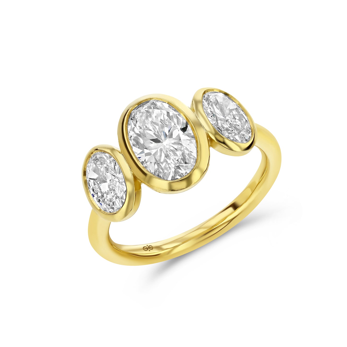 2.54tcw Oval Diamond Auden Ring