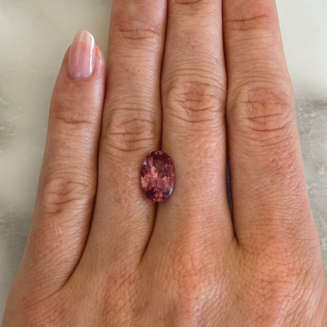 BESPOKE 3.42CT DARK PINK SPINEL