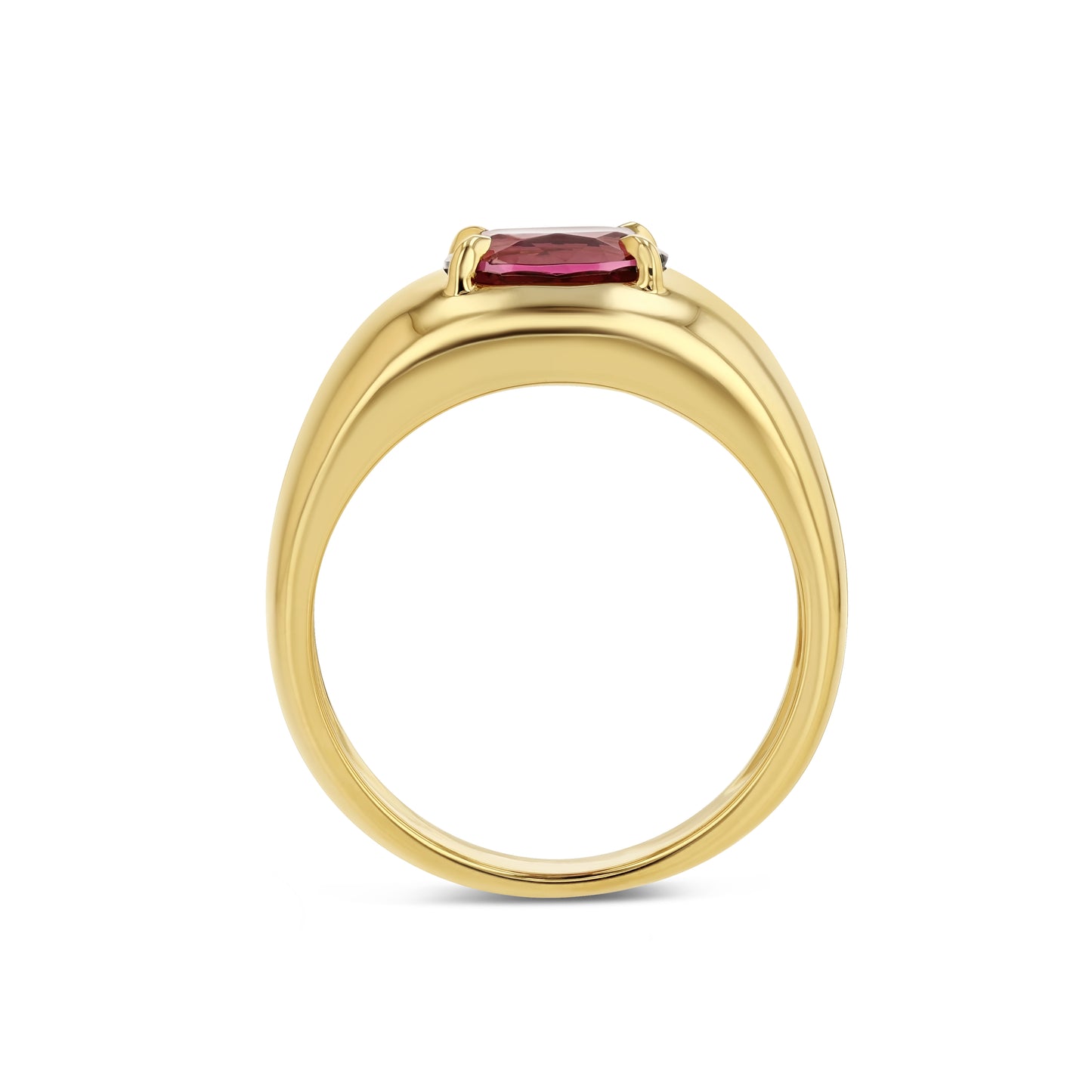 RASPBERRY PINK TOURMALINE CLOUD RING