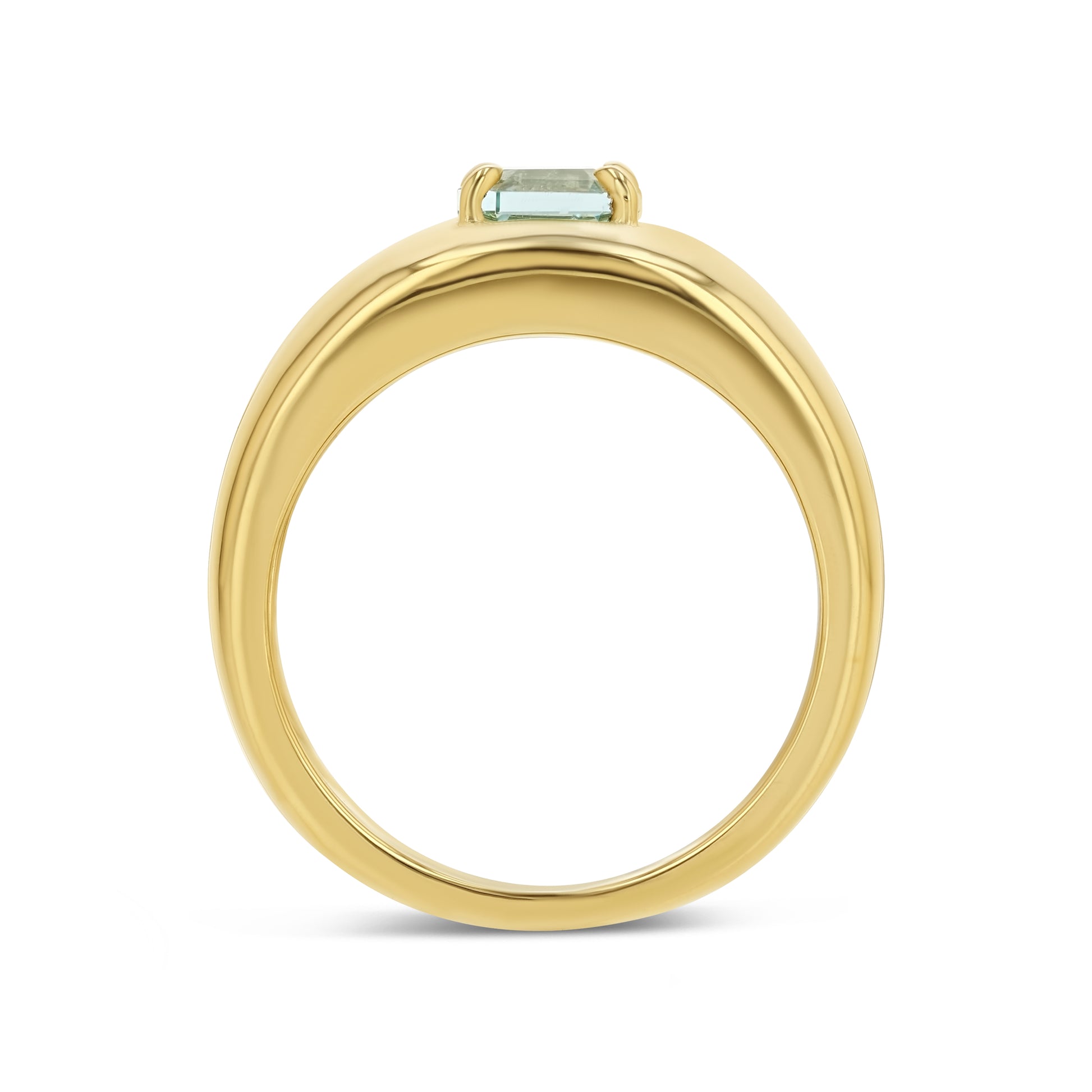 GREEN BERYL CLOUD RING