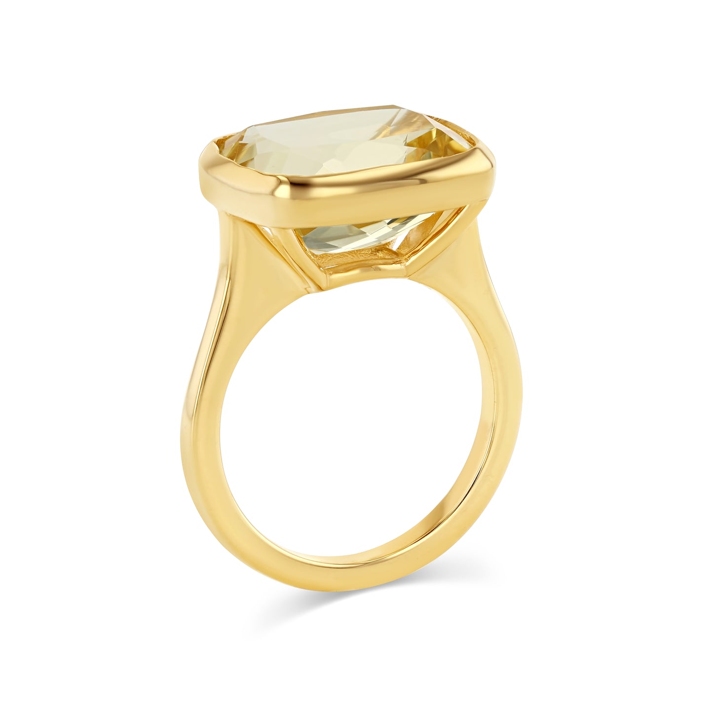 4CT CITRINE GEORGIA BIRTHSTONE RING