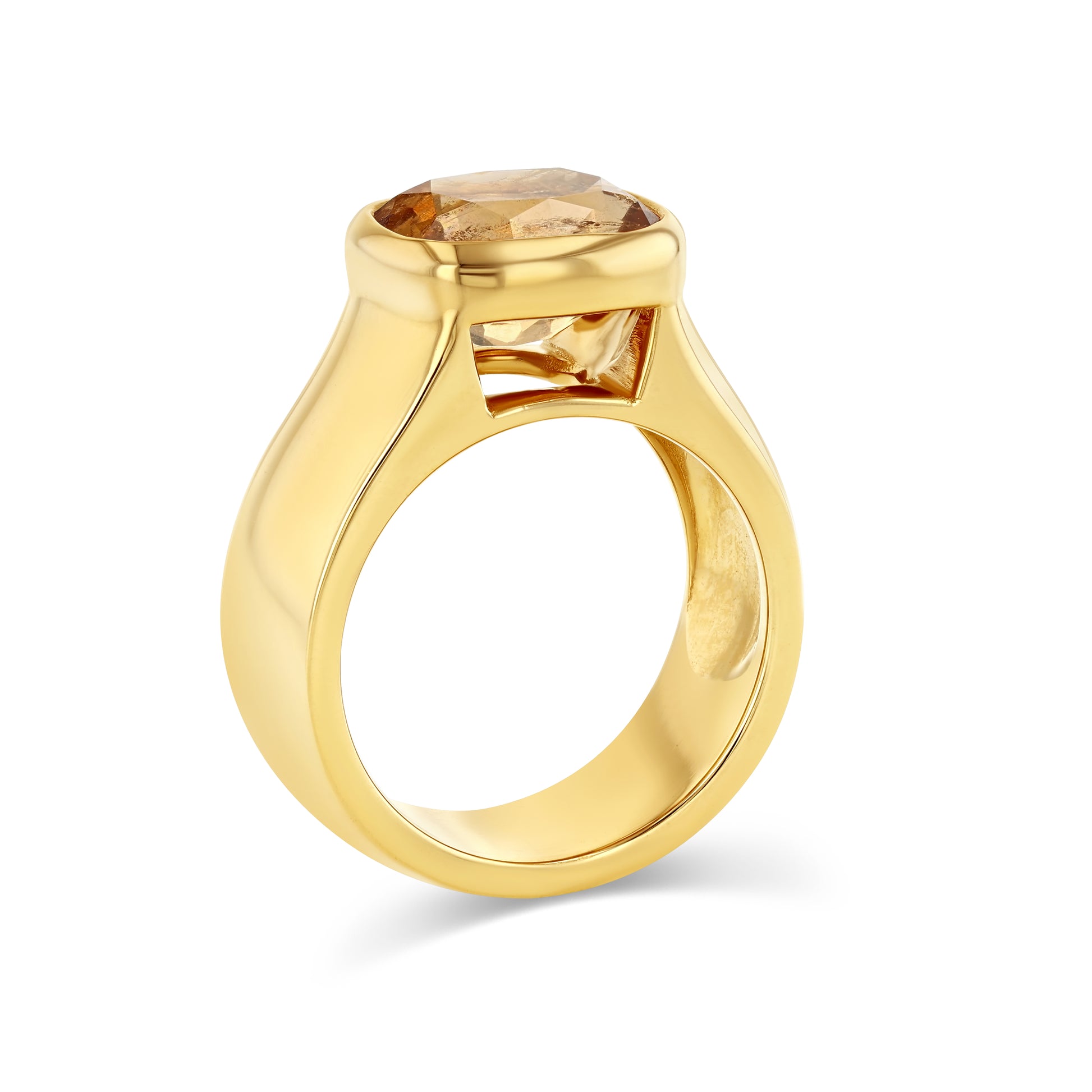 4.14CT CANADIAN GROSSULAR GARNET DUNE RING