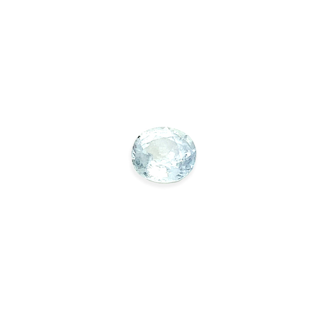 BESPOKE 2.11CT PALE BLUE SAPPHIRE RING
