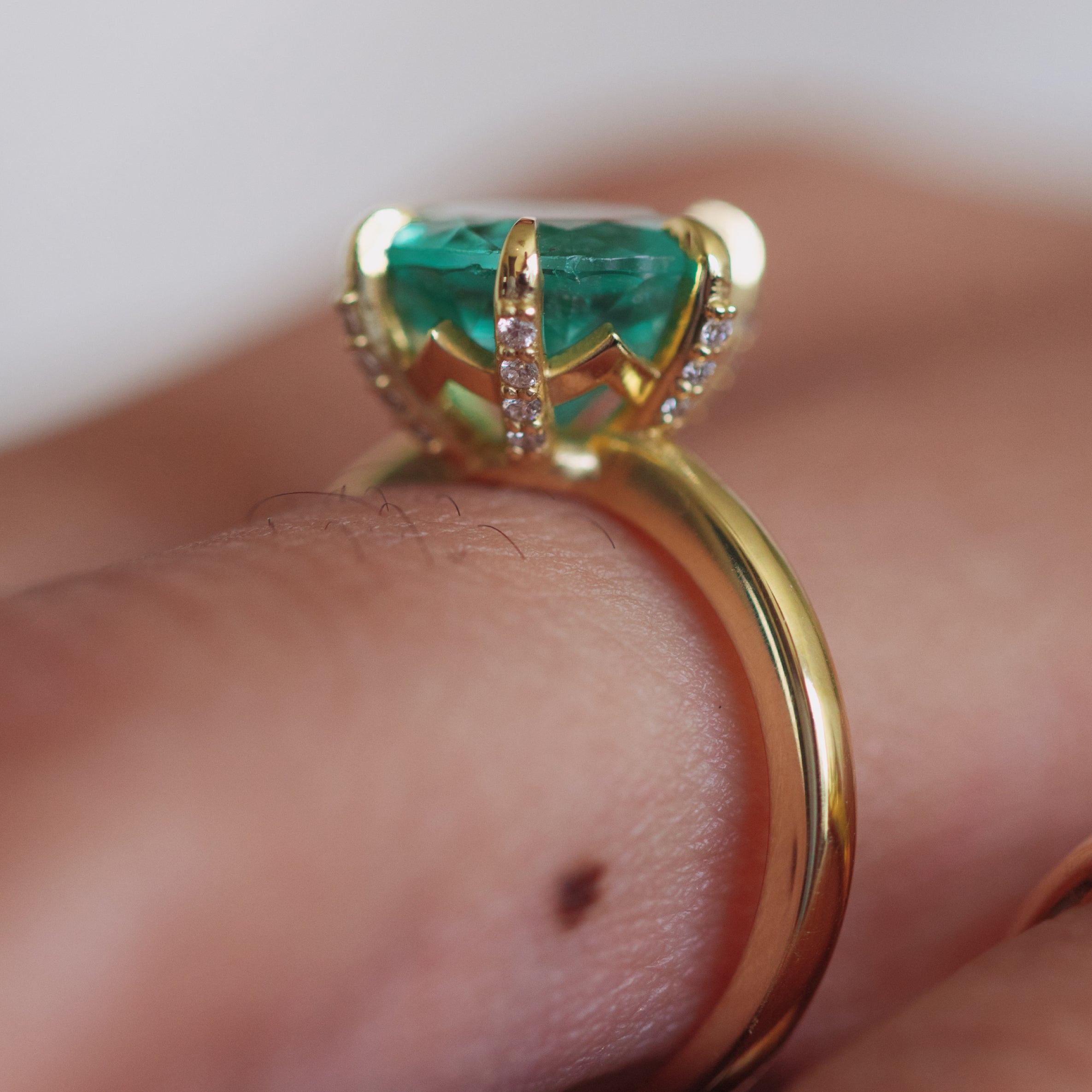 2.81ct Muzo Emerald Neena Ring