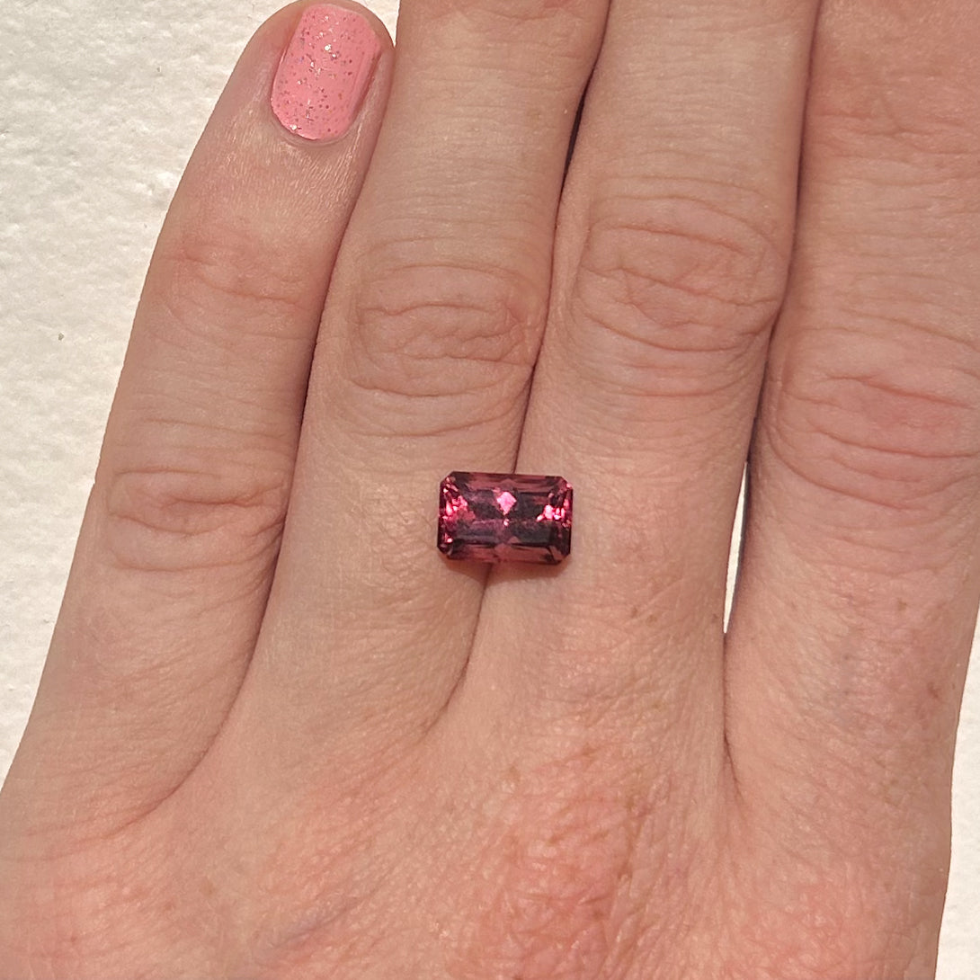BESPOKE 2.84CT PINK TOURMALINE RING