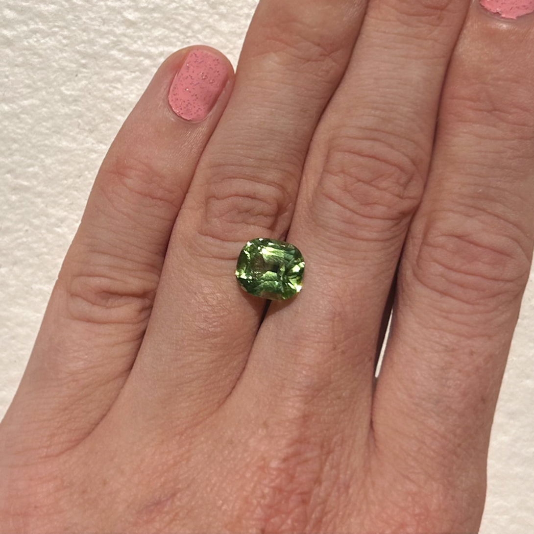 BESPOKE 3.49CT PERIDOT RING