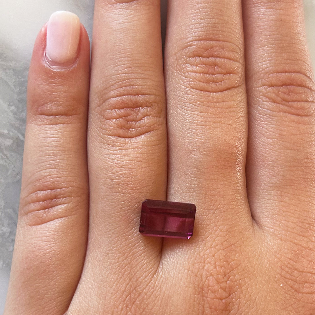 BESPOKE 4.93CT PINK TOURMALINE RING