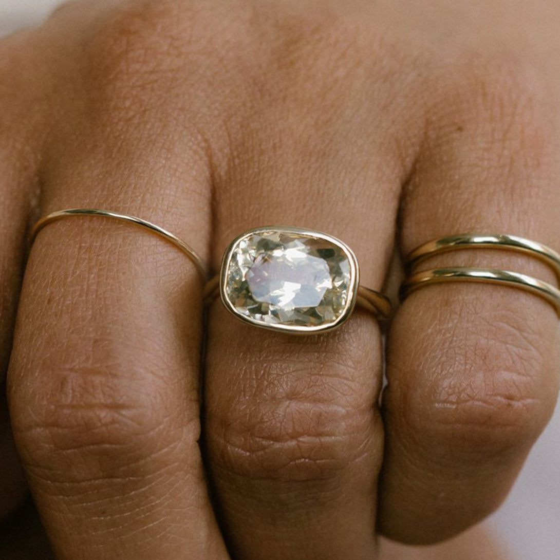 6CT CITRINE GEORGIA BIRTHSTONE RING