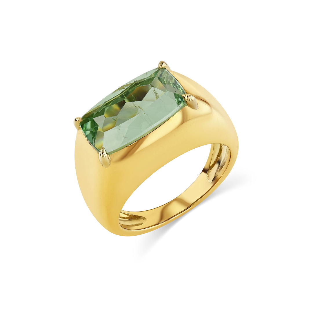 8.30ct Mint Tourmaline Cloud Ring