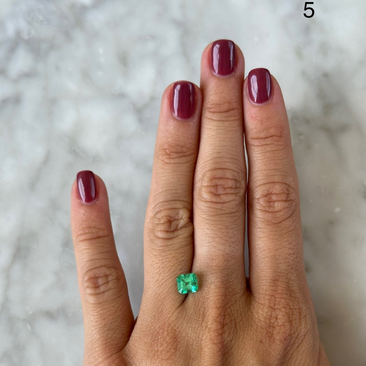 BESPOKE 0.92CT MUZO EMERALD RING