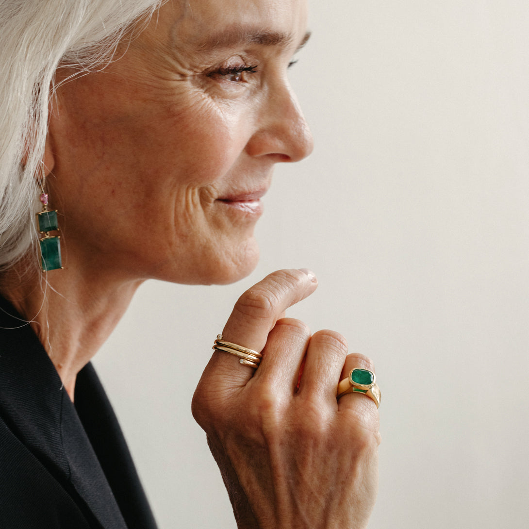 EMERALD DUNE RING