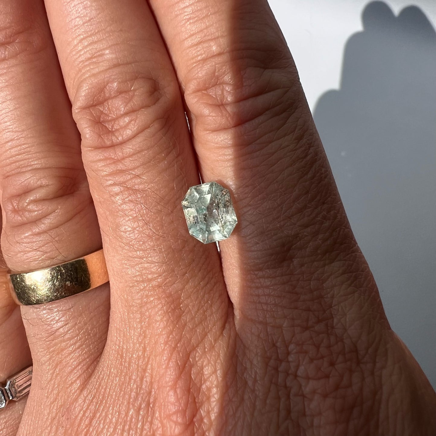 BESPOKE 2.20CT GREEN BERYL RING