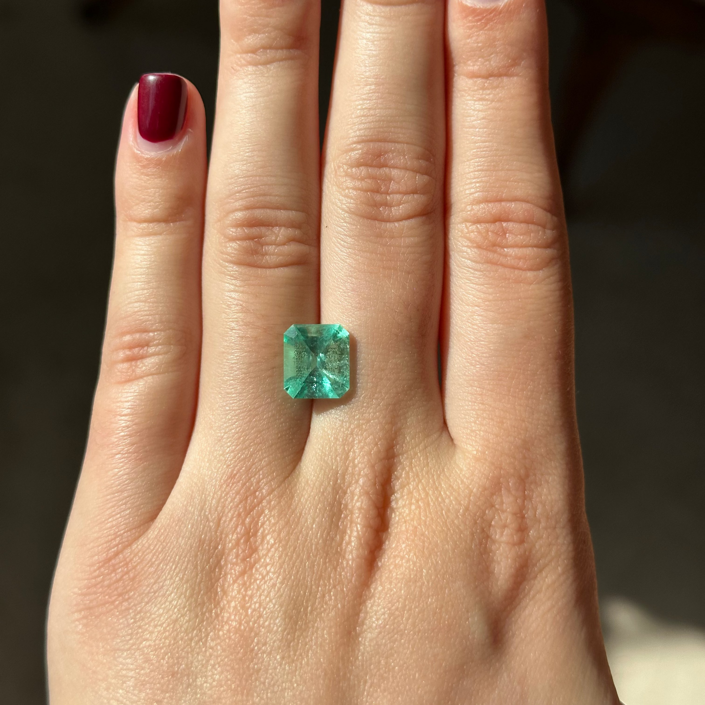 Bespoke 3.08ct Colombian Emerald