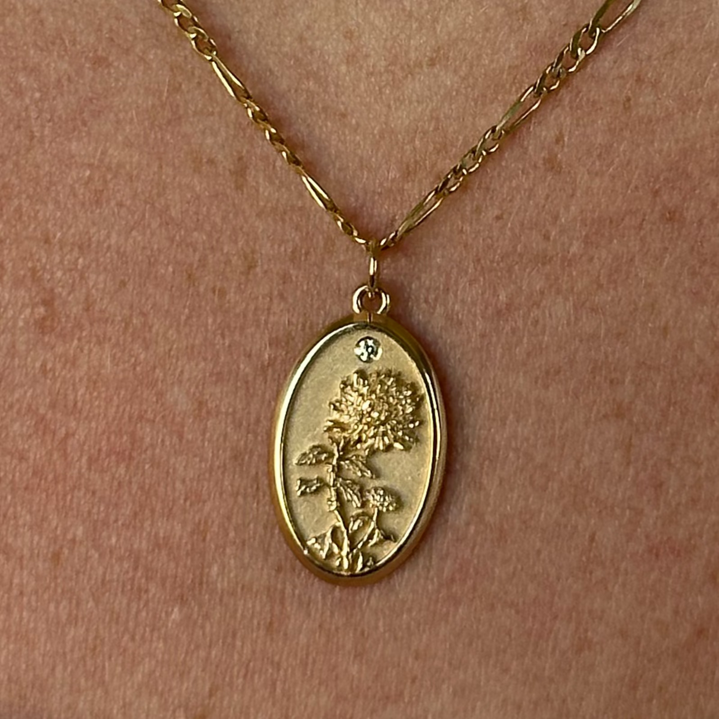 SAMPLE NOVEMBER BIRTH FLOWER CHARM
