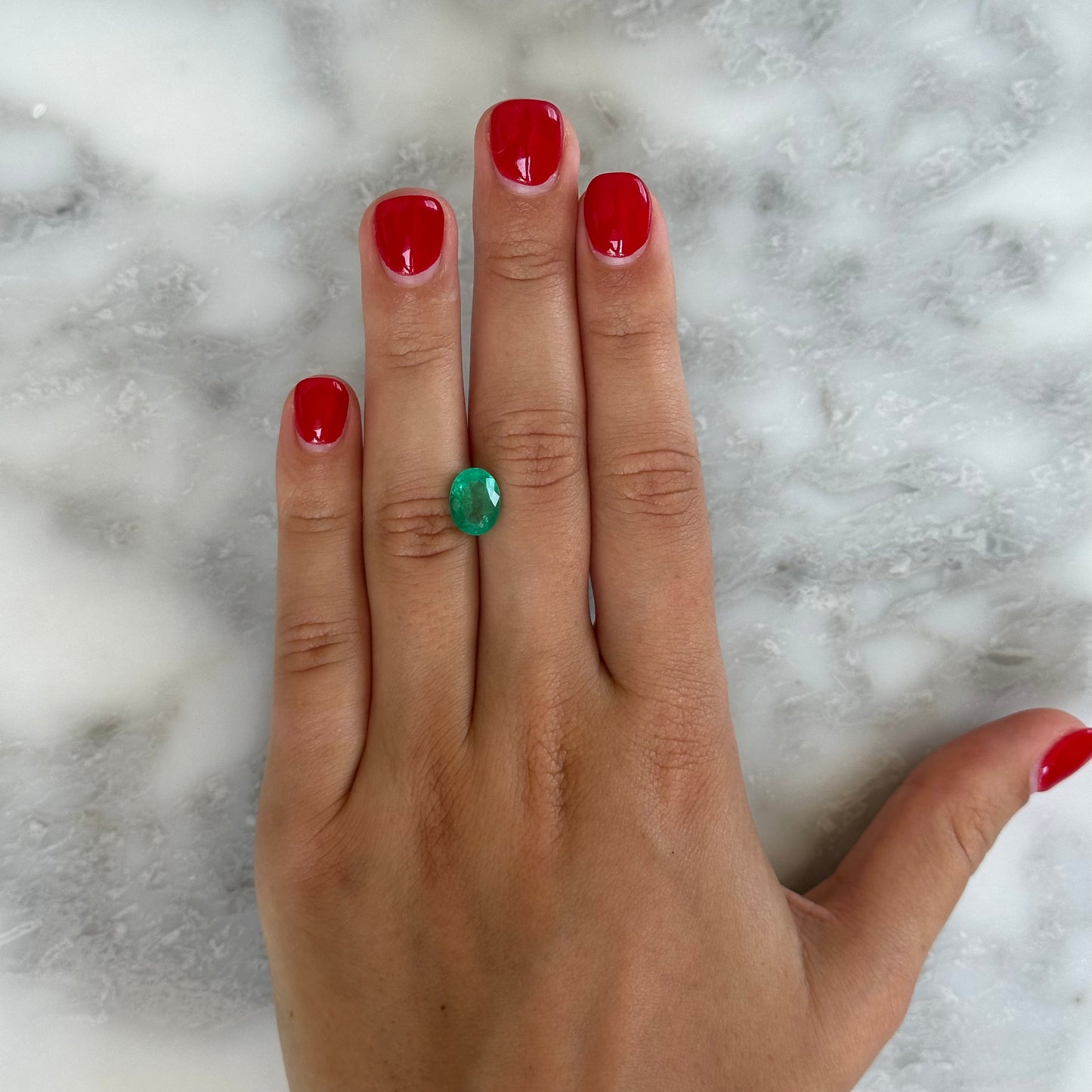 BESPOKE 2.34CT OVAL COLOMBIAN EMERALD