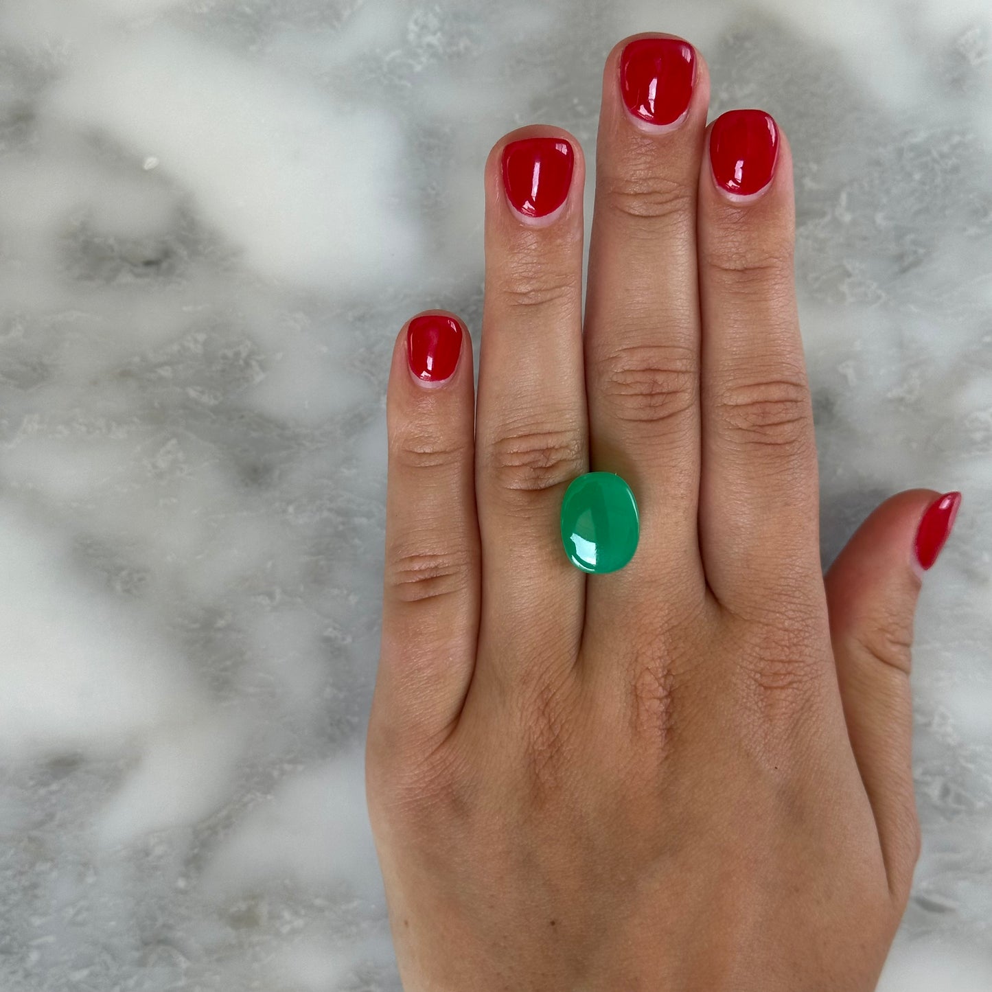 BESPOKE 10.00CT CHRYSOPRASE
