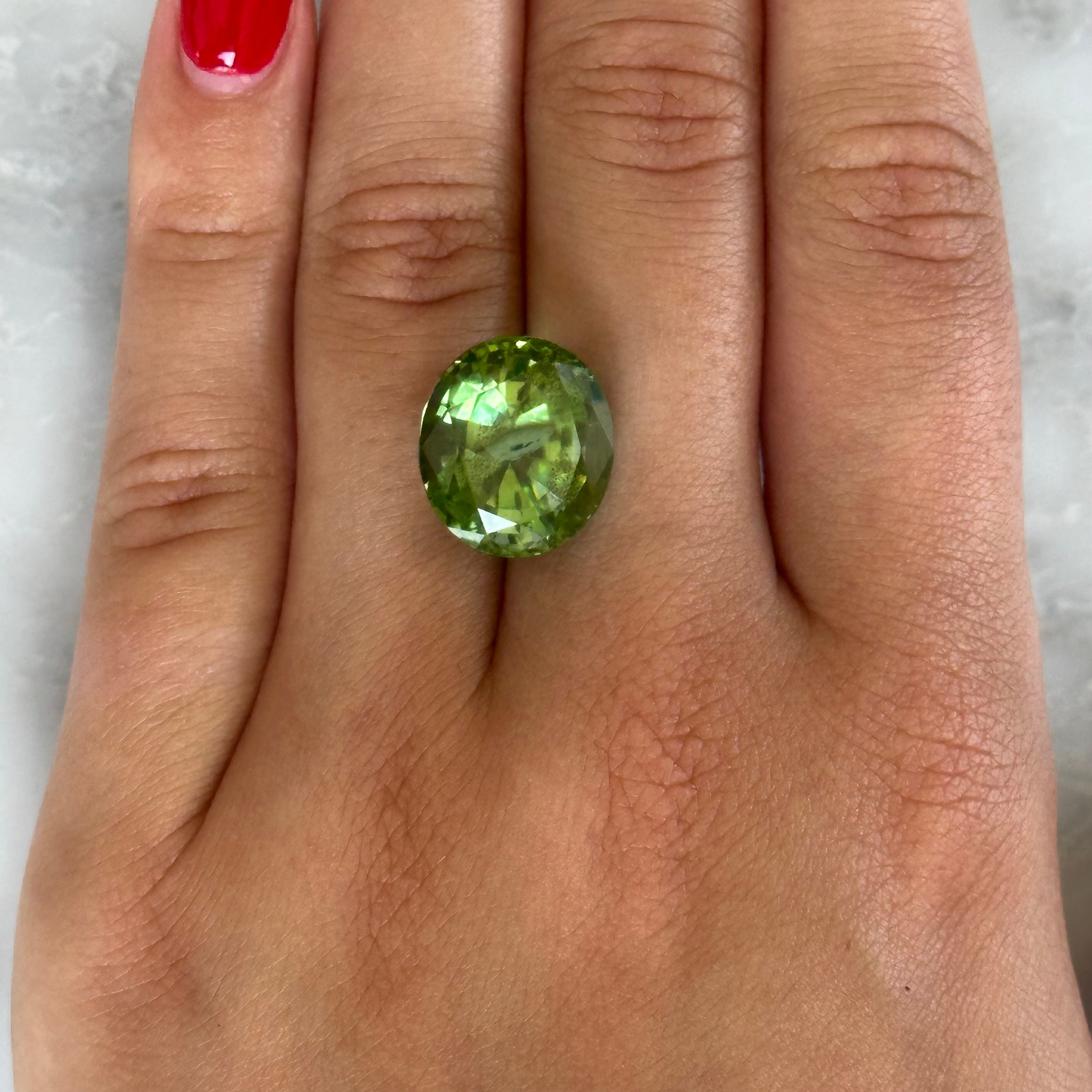 BESPOKE 14.23CT GREEN TOURMALINE