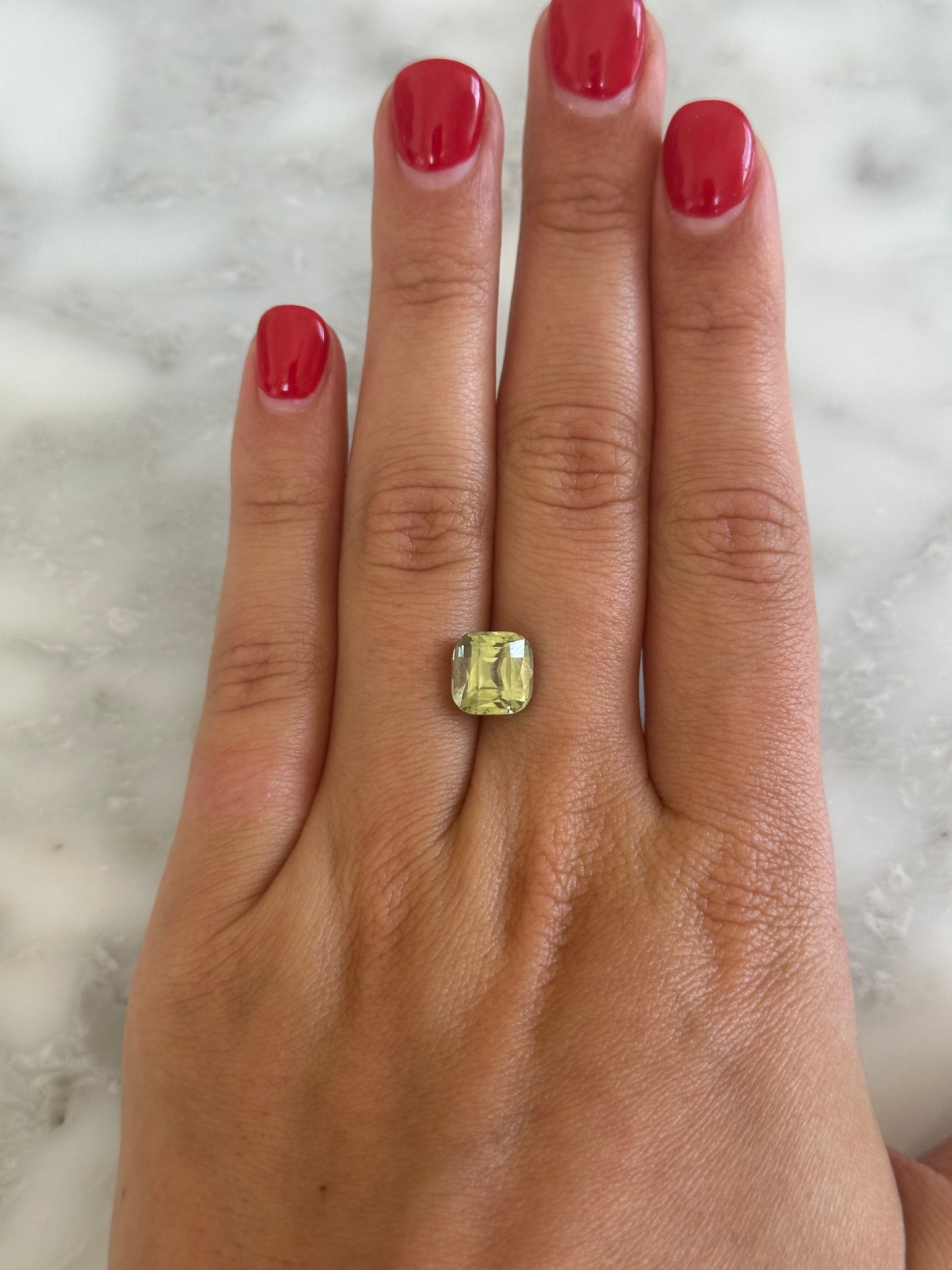BESPOKE 4.68CT GREEN ZIRCON