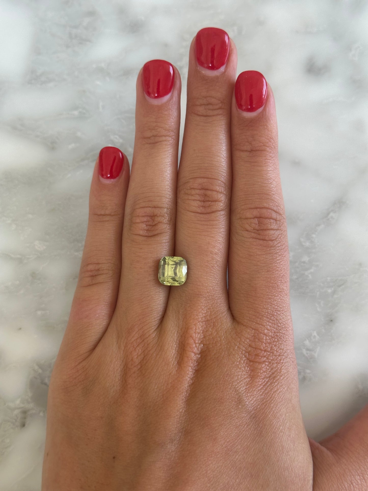 BESPOKE 4.68CT GREEN ZIRCON