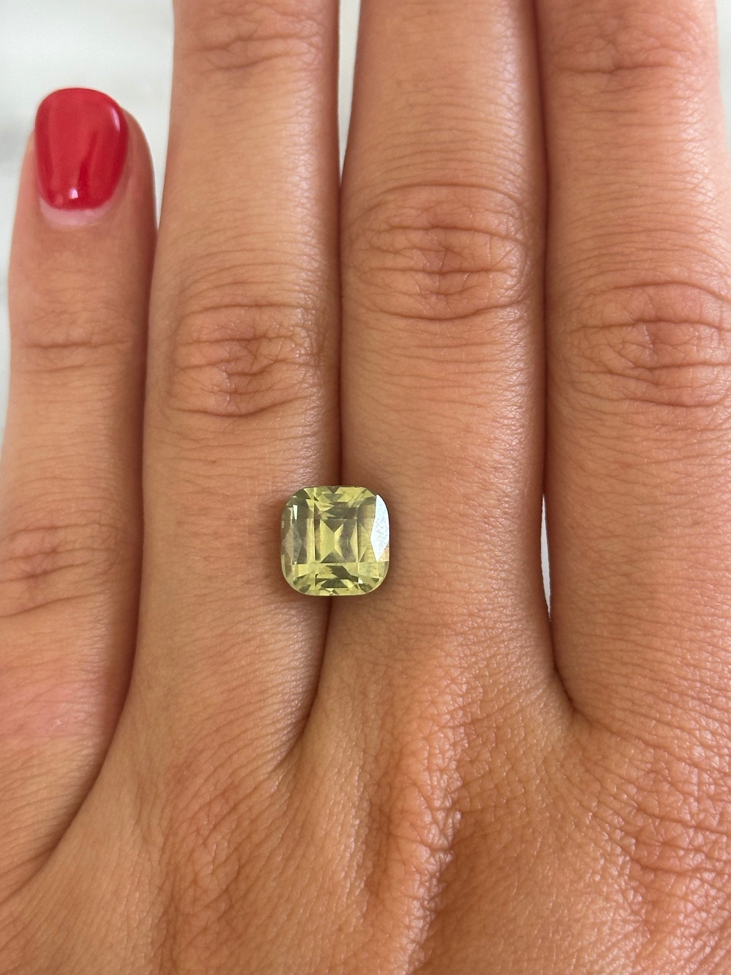 BESPOKE 4.68CT GREEN ZIRCON