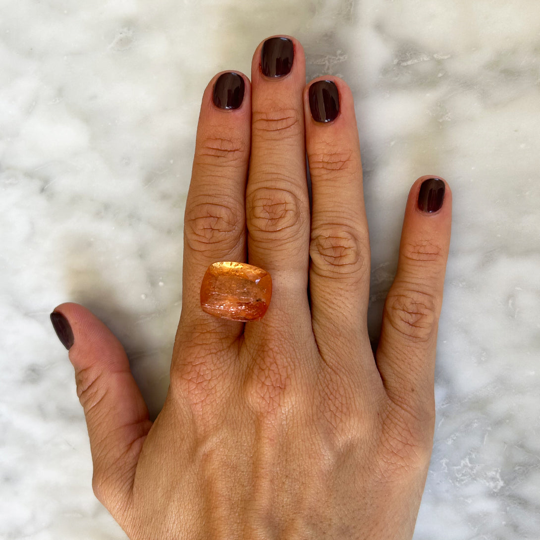 BESPOKE 24.71CT IMPERIAL TOPAZ