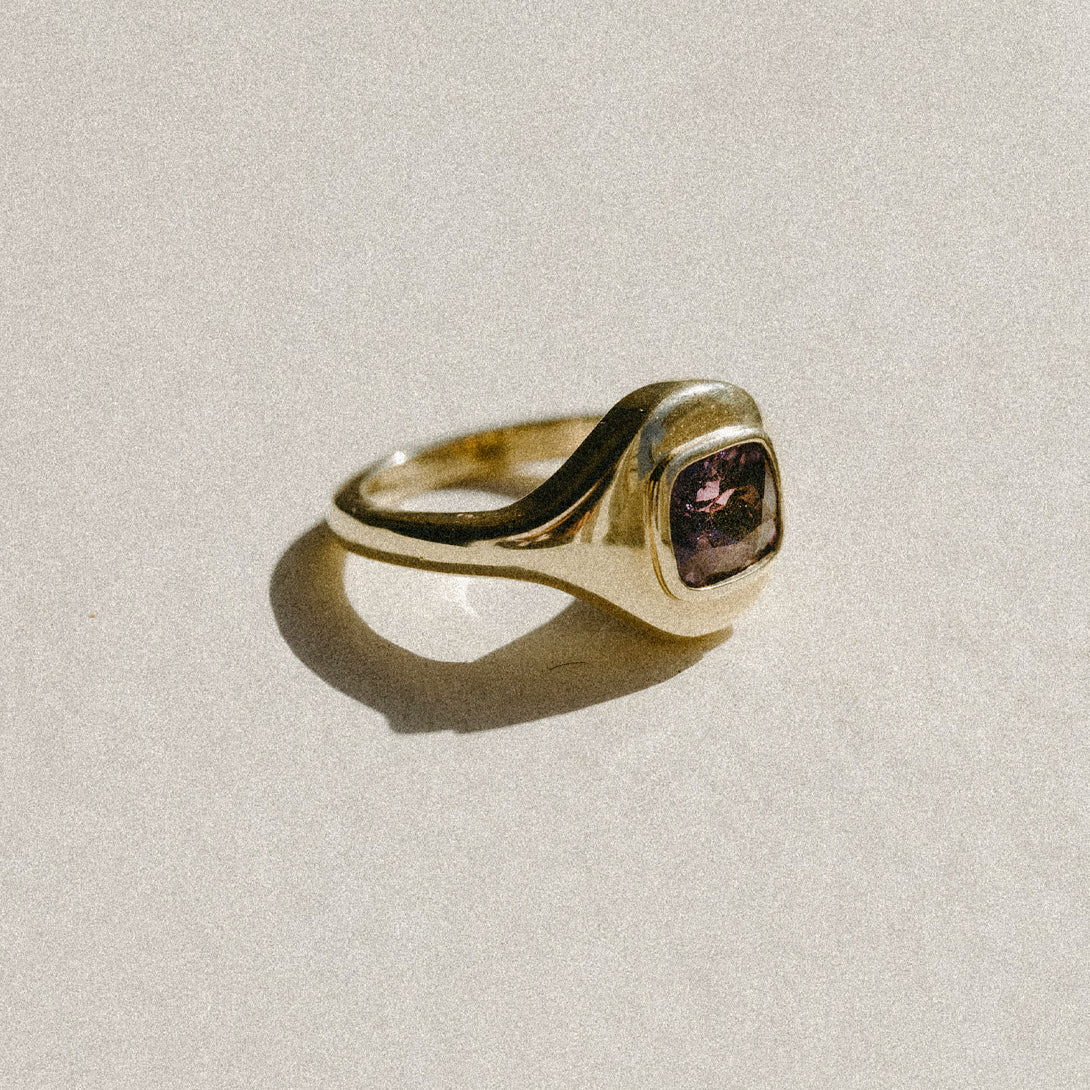 1.18CT SRI LANKA SPINEL RIPPLE RING