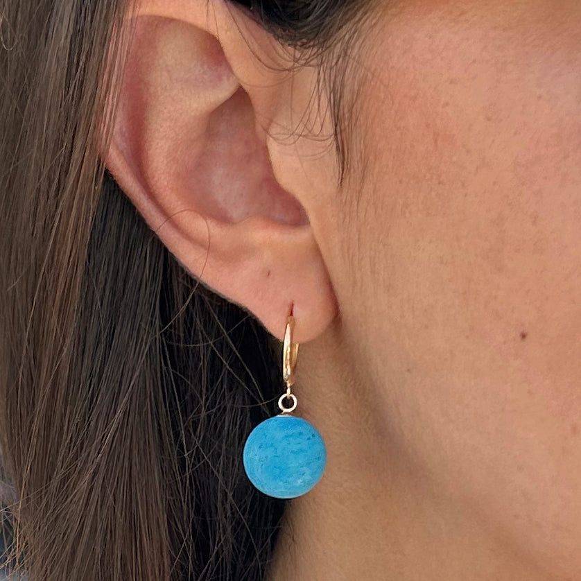 TURQUOISE HOOPS