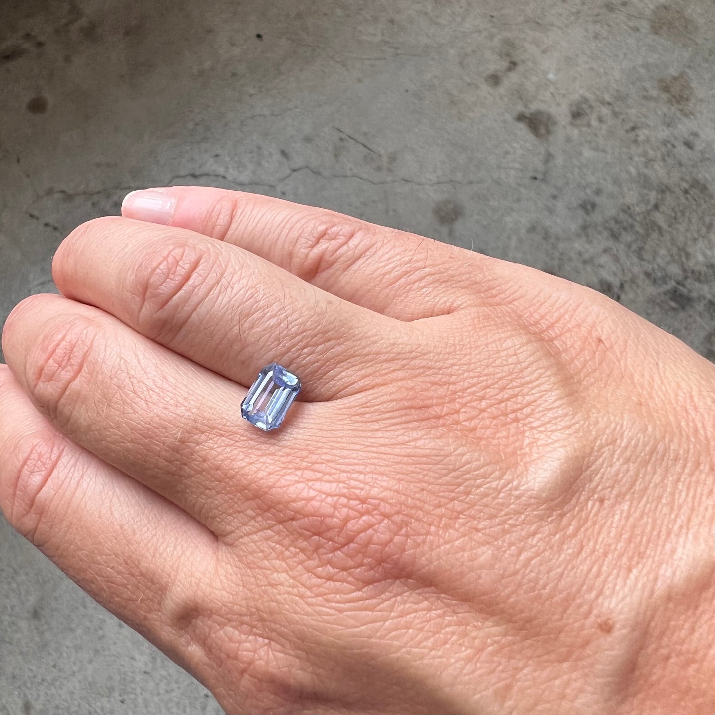 BESPOKE 2.06CT LIGHT BLUE SAPPHIRE RING