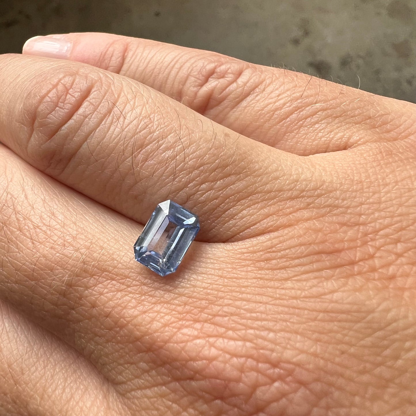 BESPOKE 2.06CT LIGHT BLUE SAPPHIRE RING
