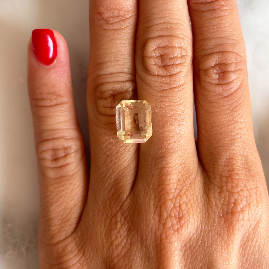 BESPOKE 5.44CT CITRINE RING