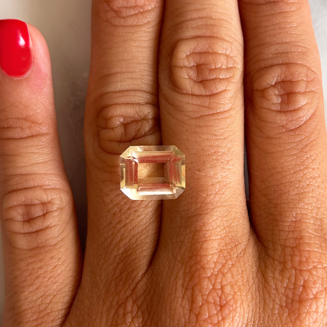 BESPOKE 5.44CT CITRINE RING