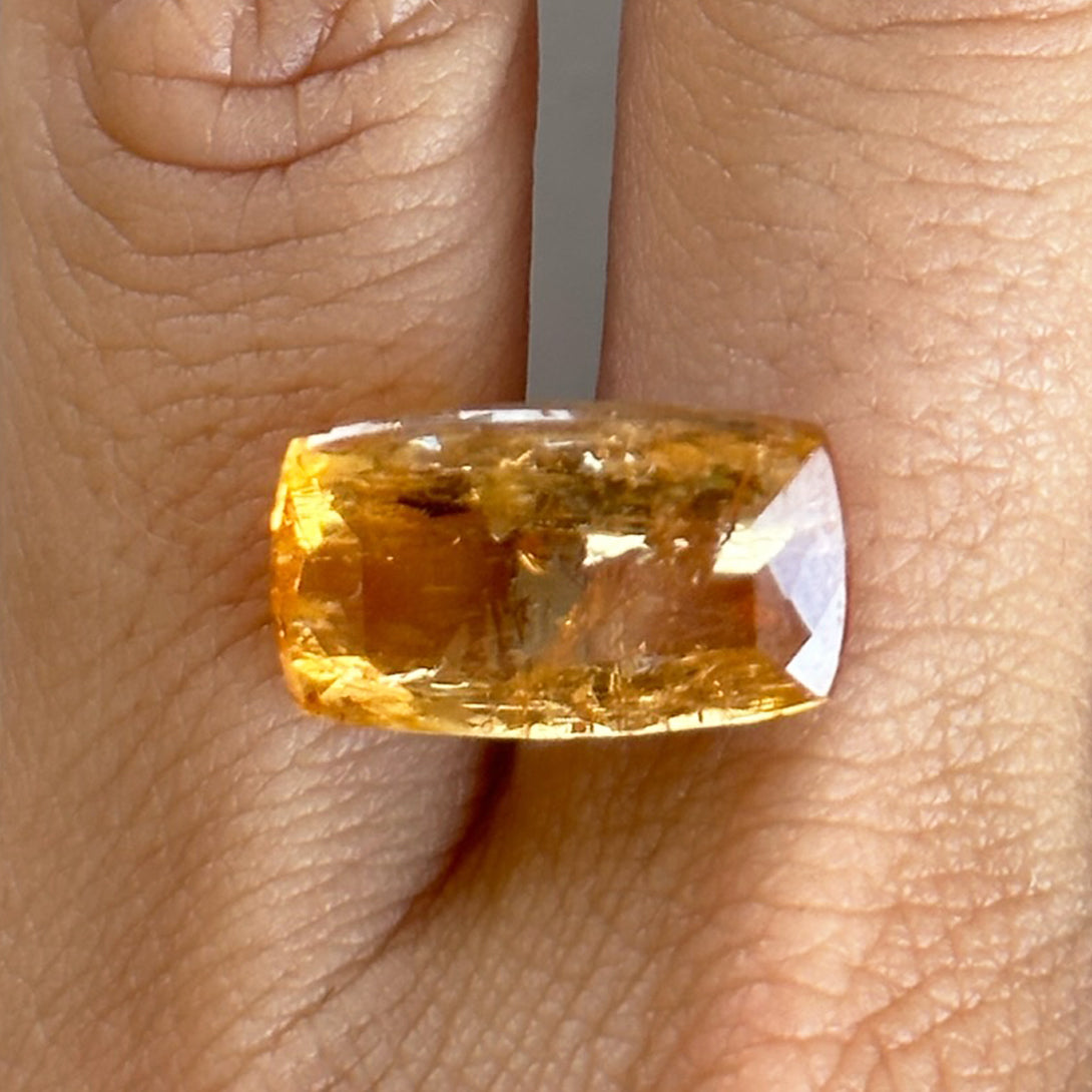 BESPOKE 9.15CT IMPERIAL TOPAZ RING