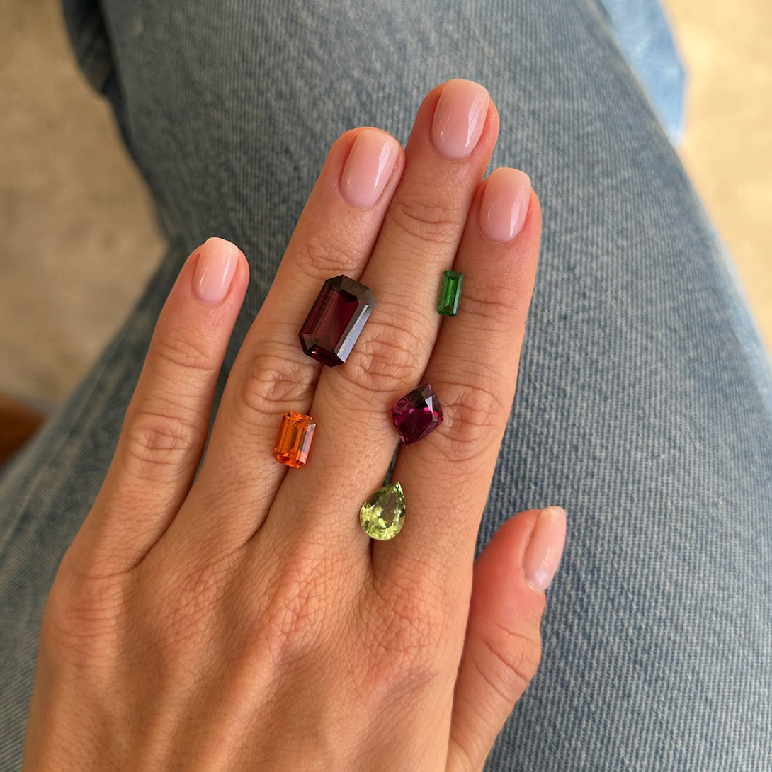 BESPOKE 4.35CT ANZA RHODOLITE GARNET