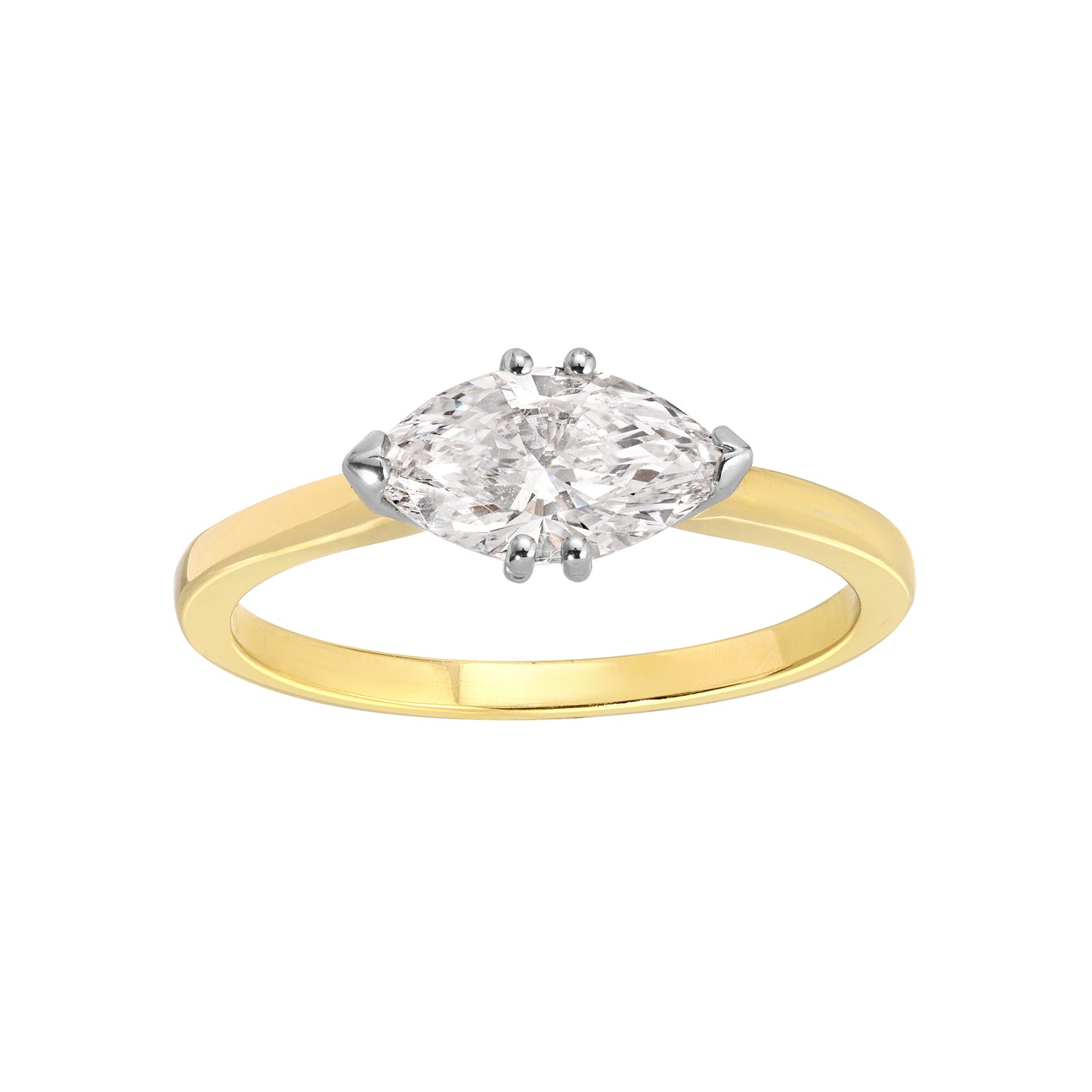 MARQUISE LAB DIAMOND RING