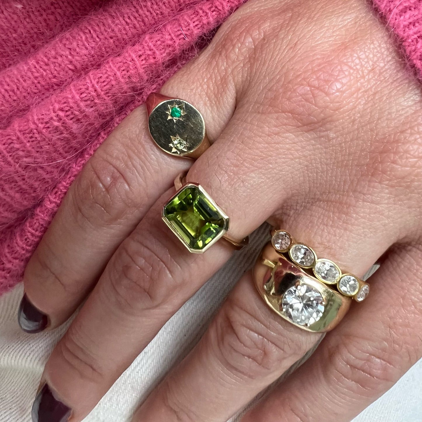 BESPOKE 3.63CT PERIDOT RING