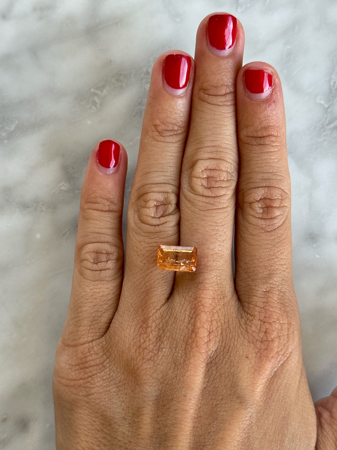 BESPOKE 3.75CT IMPERIAL TOPAZ RING
