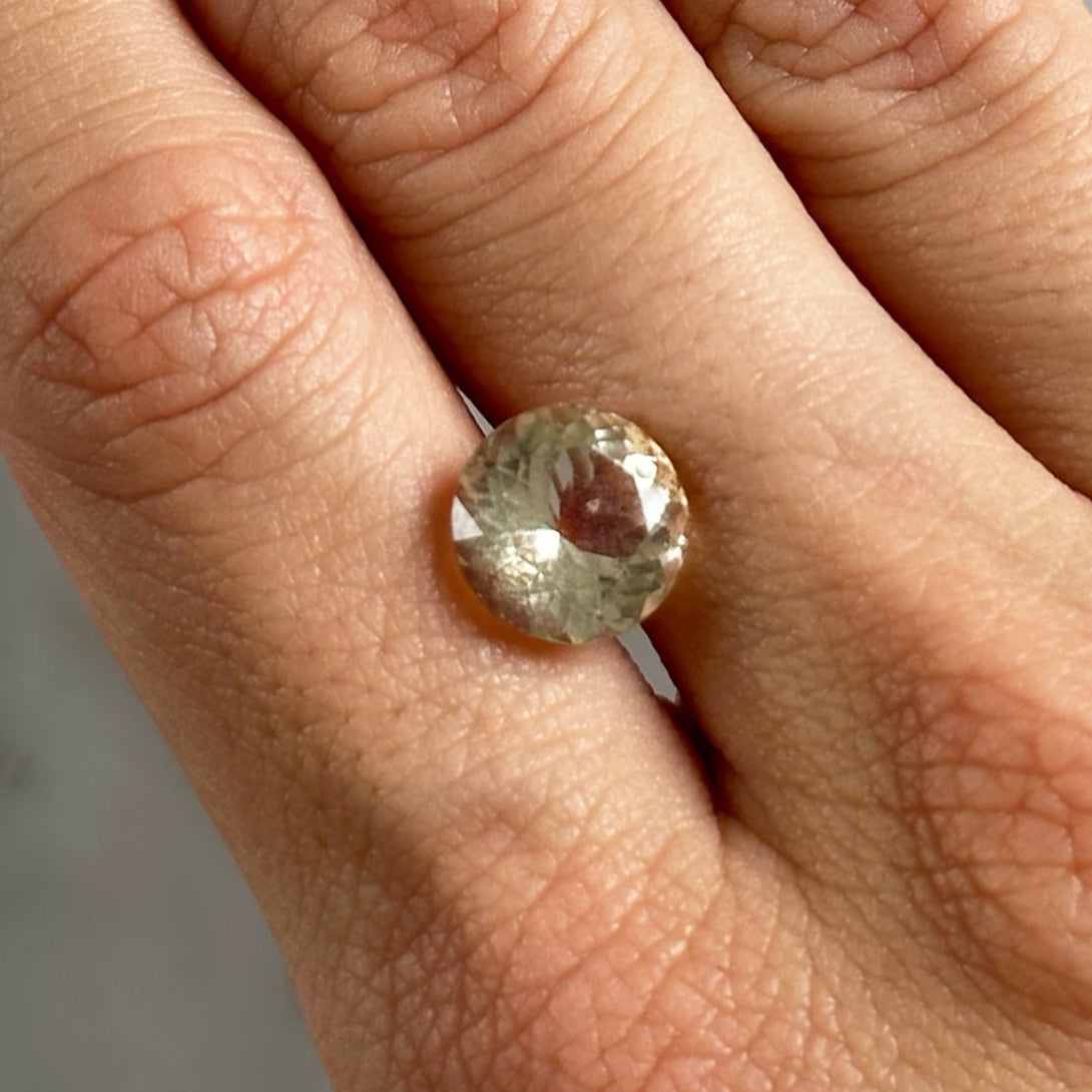 BESPOKE 3.27CT ROUND CITRINE RING