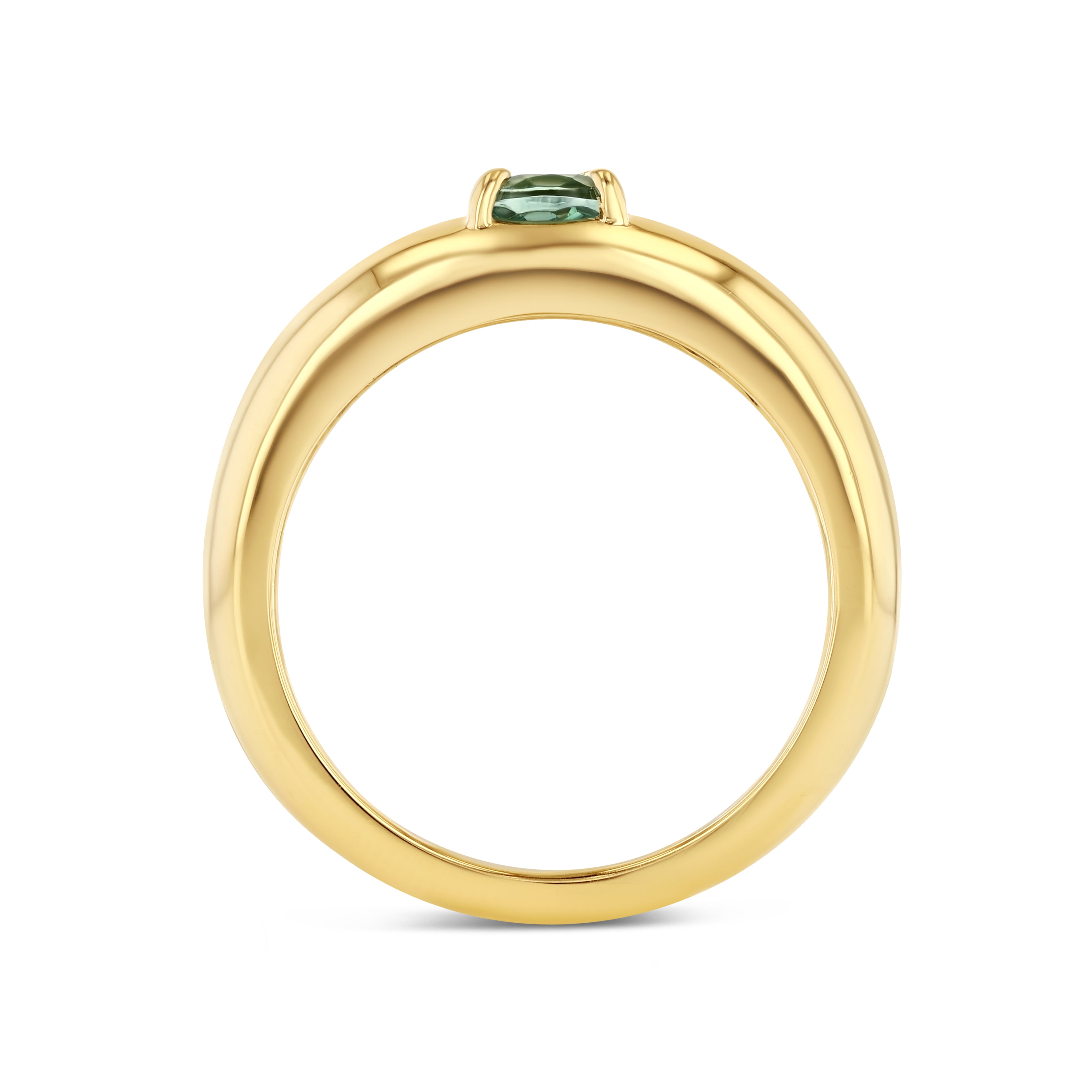 MINI TEAL TOURMALINE CLOUD RING