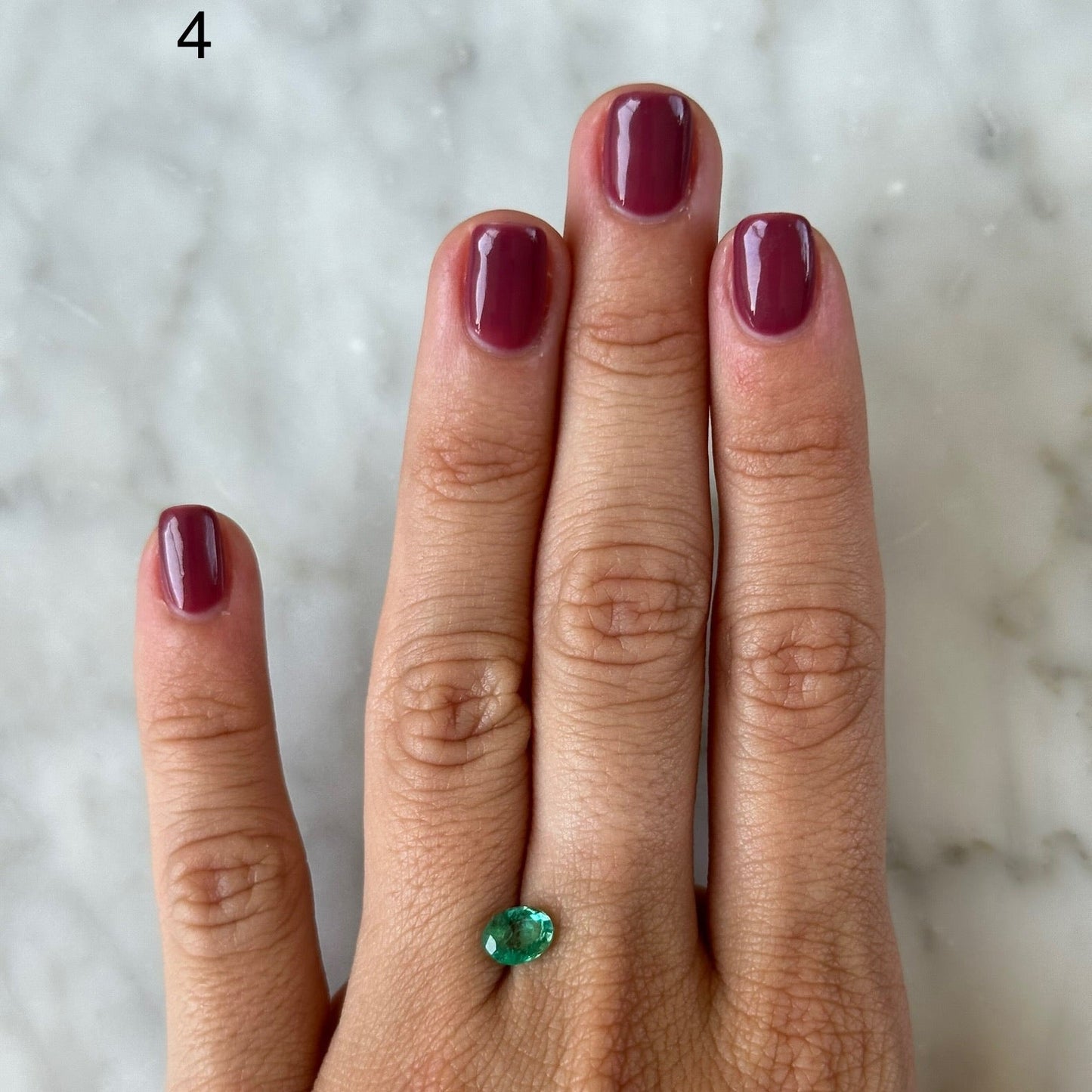 MINI BESPOKE 0.75CT OVAL EMERALD RING