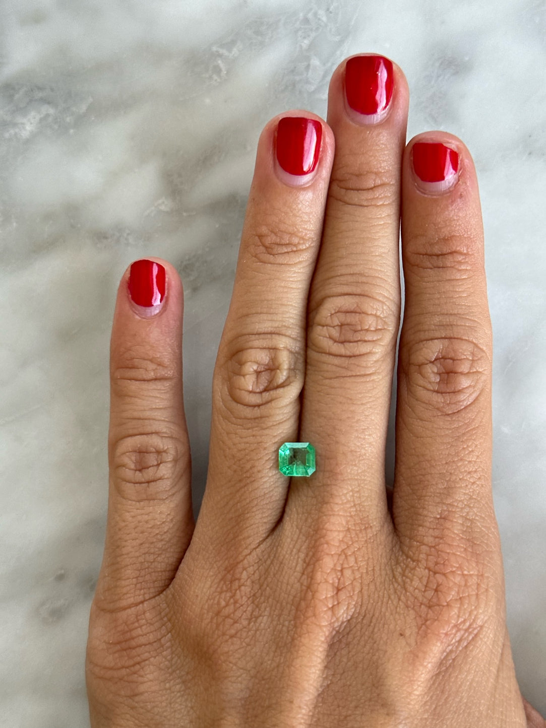 BESPOKE 0.70CT MINI MUZO EMERALD RING