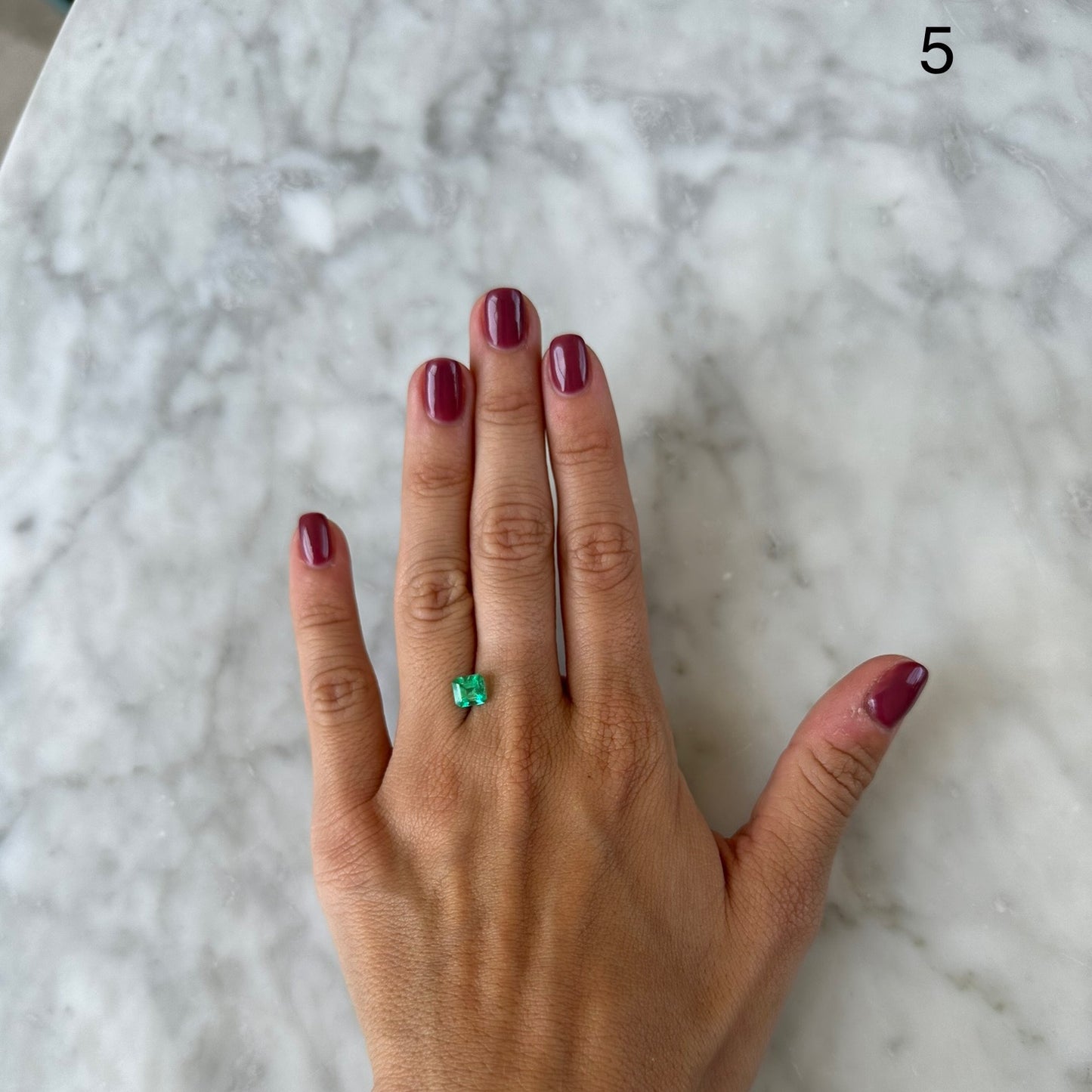 BESPOKE 0.92CT MUZO EMERALD RING