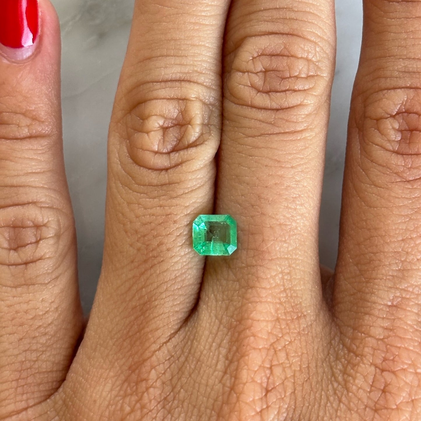 BESPOKE 0.70CT MINI MUZO EMERALD RING
